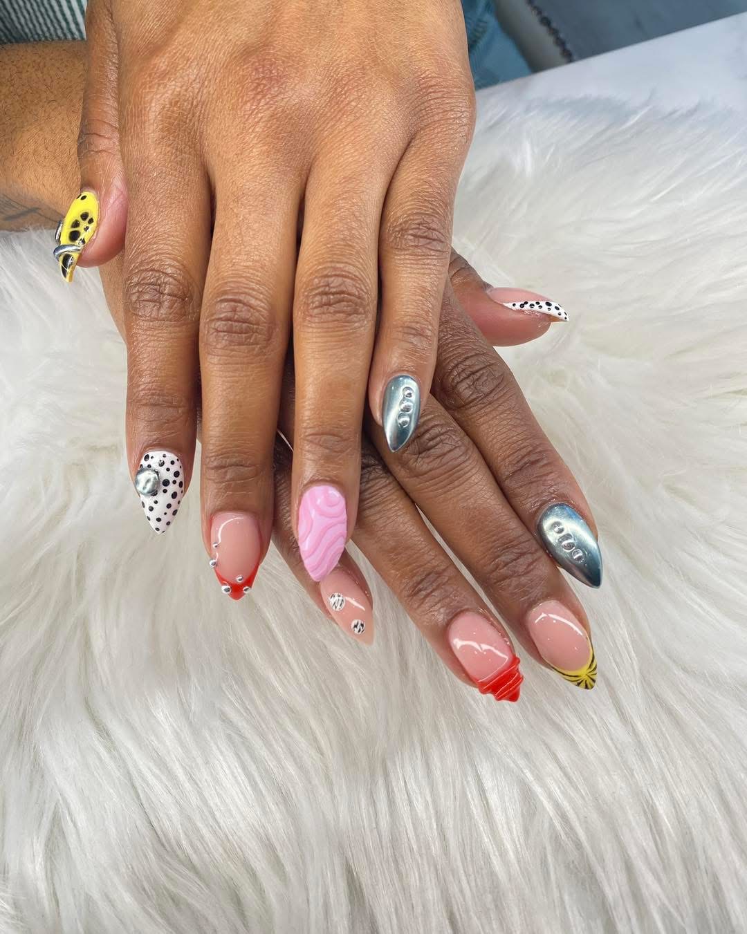Five Star Nails & Spa nail work in Fort Mill, South Carolina